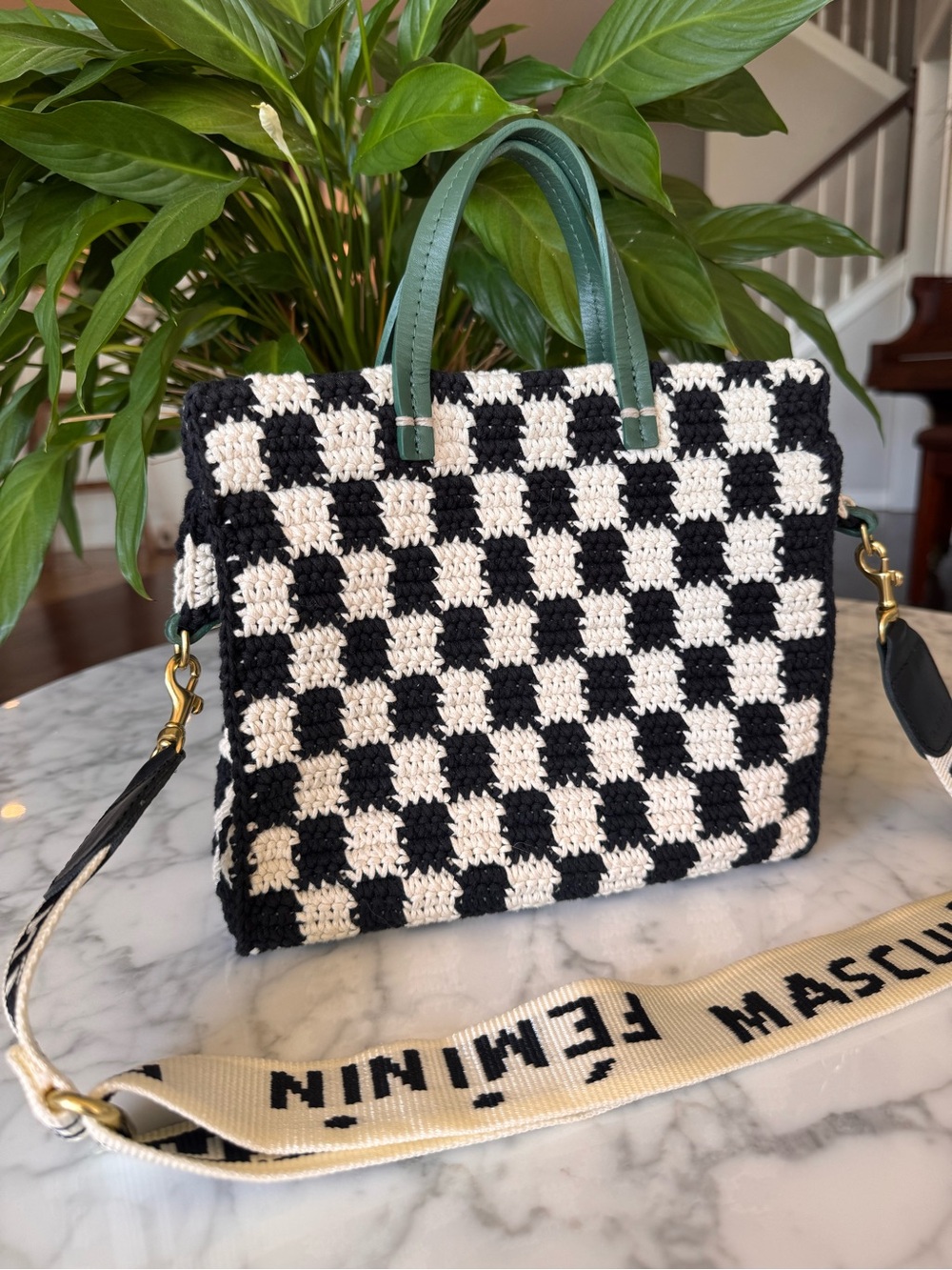 Clare V. Petit Summer Simple Tote with Masculin Feminin adjustable strap